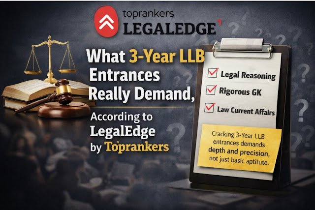 What 3-Year LLB Entrances Really Demand, According to LegalEdge by Toprankers