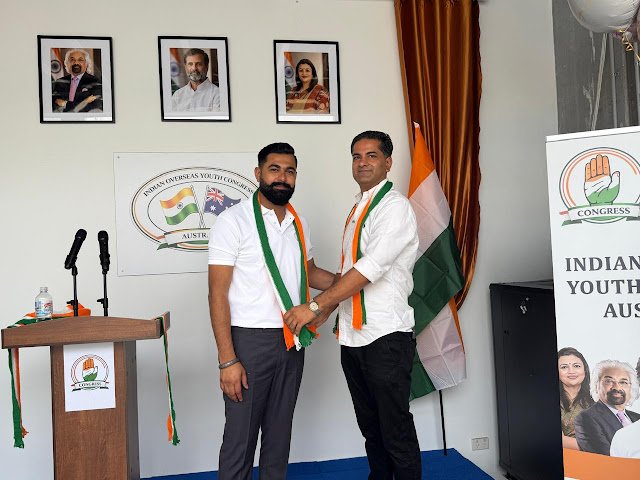 Indian Overseas Youth Congress Australia Opens First Office in Sydney