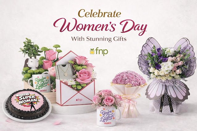 FNP launches Women’s Day 2026 Collection: Honoring Women with Style, Grace, and Thoughtfulness  Featuring elegant floral arrangements, personalized gifts, premium hampers, and exclusive FNP Luxe creations