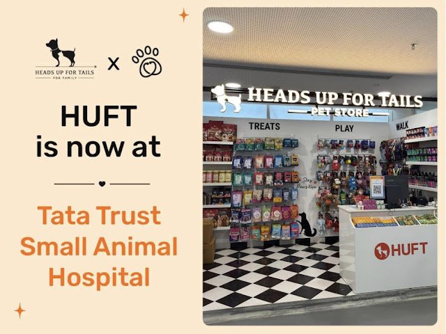 Heads Up For Tails (HUFT) Partners with Tata Trust Small Animal Hospital to Bring Holistic Pet Care to Mumbai